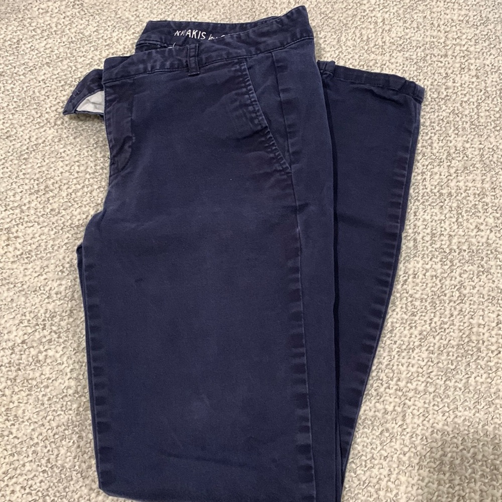 Gap Dark Blue pants low rise skinny cropped